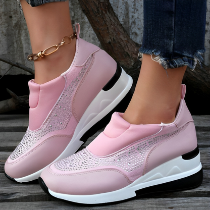 Leilani - Slip On Sportschuhe mit Glitzer für Damen | Perfekt für Outdoor-Aktivitäten