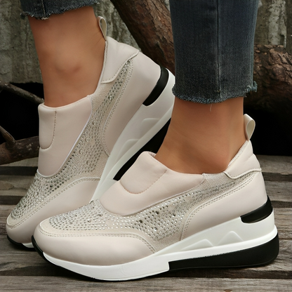 Leilani - Slip On Sportschuhe mit Glitzer für Damen | Perfekt für Outdoor-Aktivitäten