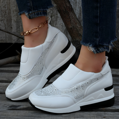 Leilani - Slip On Sportschuhe mit Glitzer für Damen | Perfekt für Outdoor-Aktivitäten