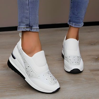 Leilani - Slip On Sportschuhe mit Glitzer für Damen | Perfekt für Outdoor-Aktivitäten